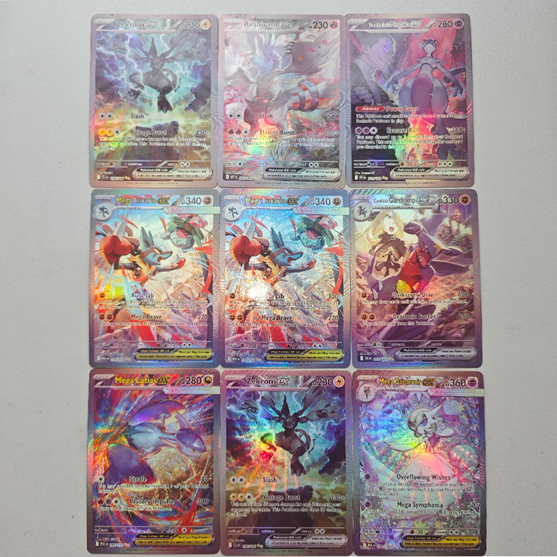 Board Game Diy - Diy PTCG English Foil Mega Evolution