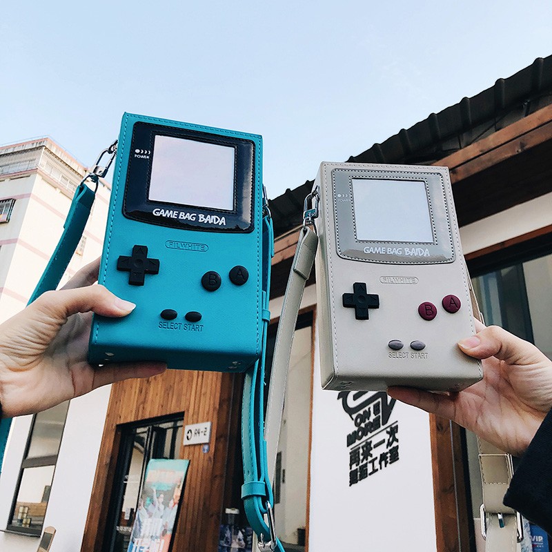 Board Game Box - PU Game Console Design Creative Crossbody