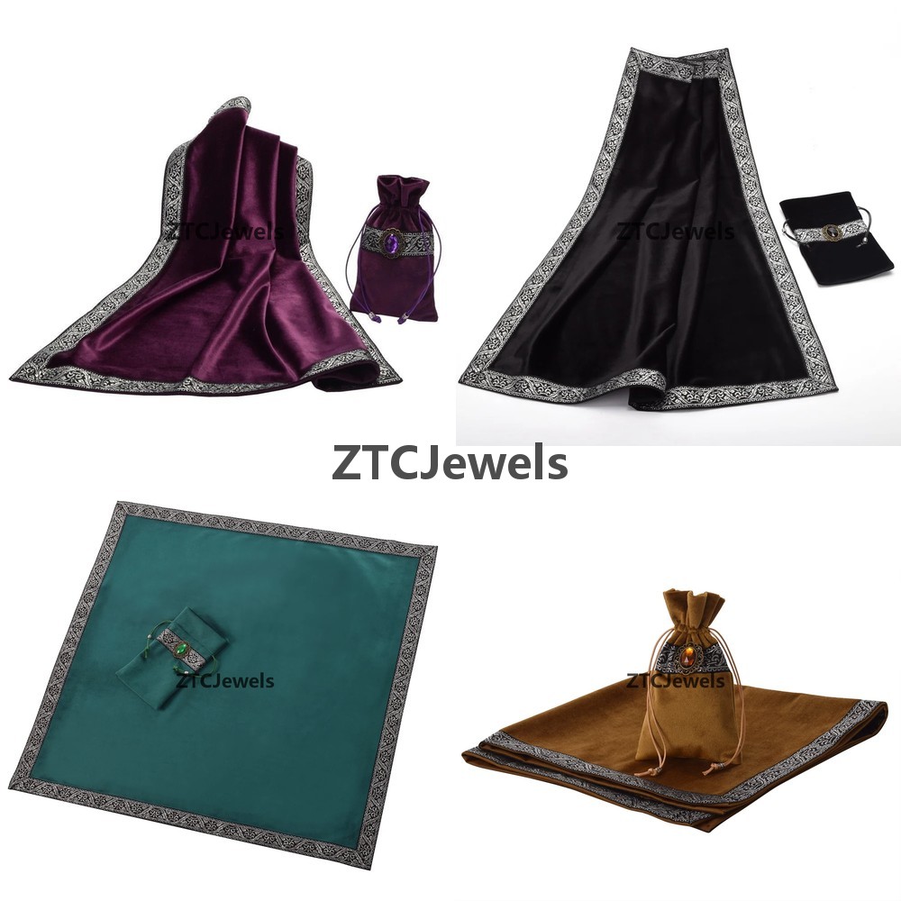 Board Game Quantum - Velvet Tarot Tablecloth with Bag Wicca