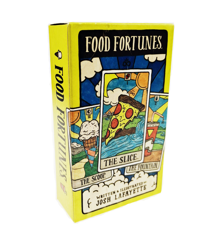 Board Game Quantum - New 78 Illustrated Food&Drink Cards Tarot