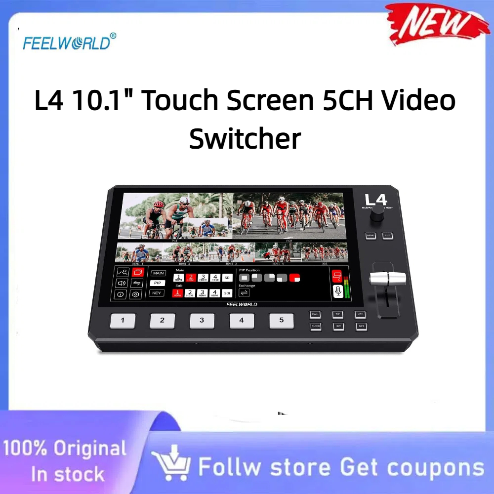 Board Game For 5 Players - 10.1 Touch Screen FEELWORLD L4 Video