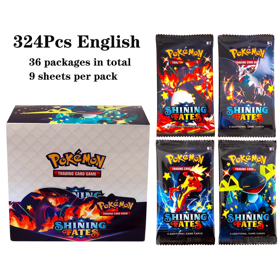 324Pcs/box Pokemon TCG: Shinin - Board Game Box recension och pris