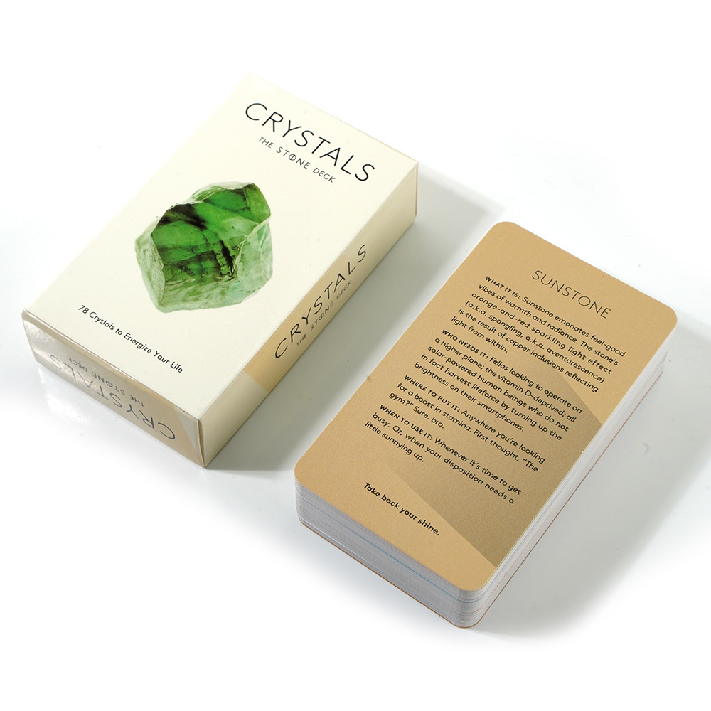Crystals Tarot Cards Oracle Ca - Board Game Quantum recension och pris