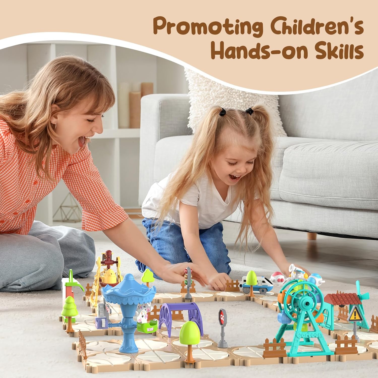 DIY Puzzle Track Car Set Assem - Board Game Diy recension och pris
