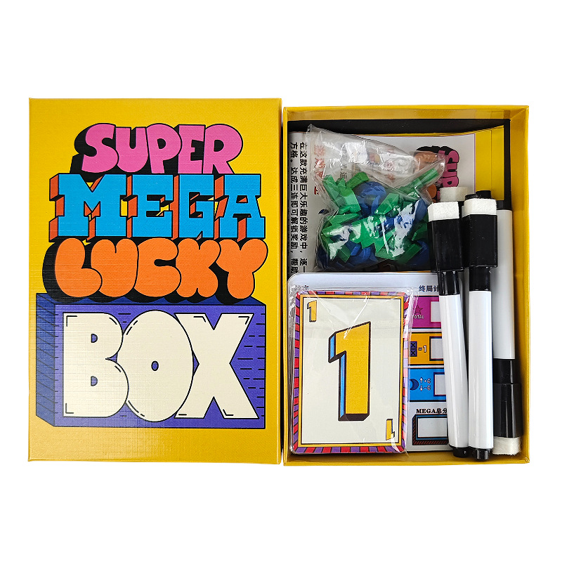 Super Mega Lucky Box Board Gam - Board Game Box recension och pris