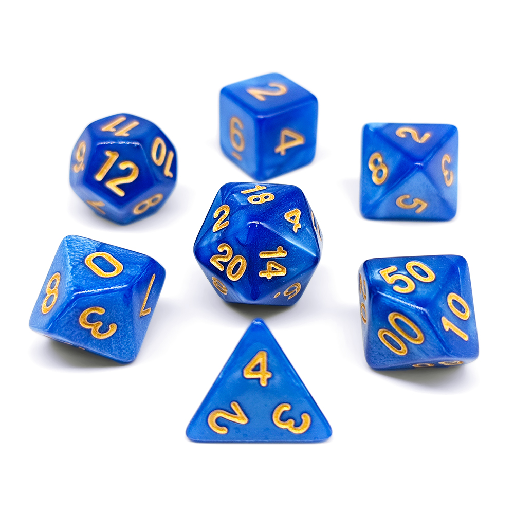 7Pcs Bright Lemon Yellow Pearl - Board Game Master recension och pris