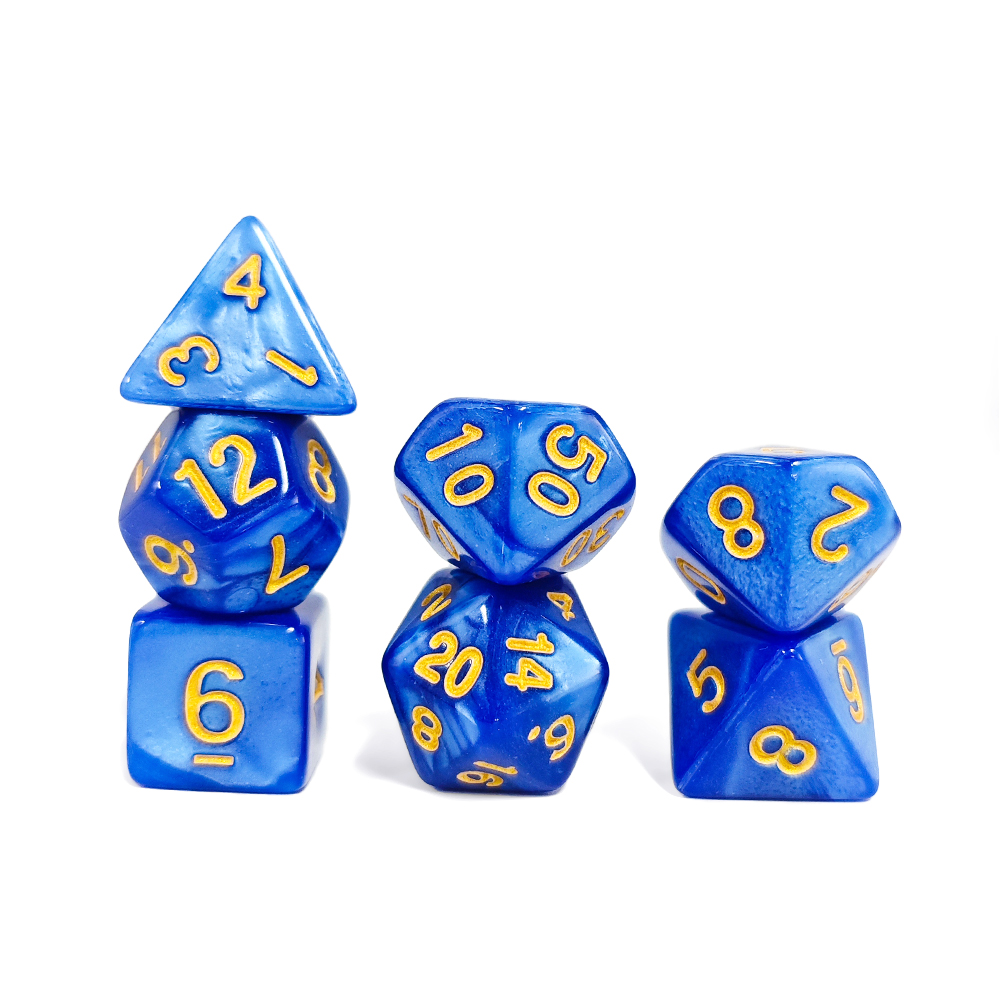7Pcs Bright Lemon Yellow Pearl - Board Game Master recension och pris