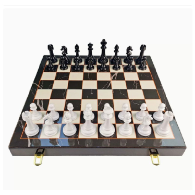 High-End Solid Wood Marble Pat - Board Game Box recension och pris
