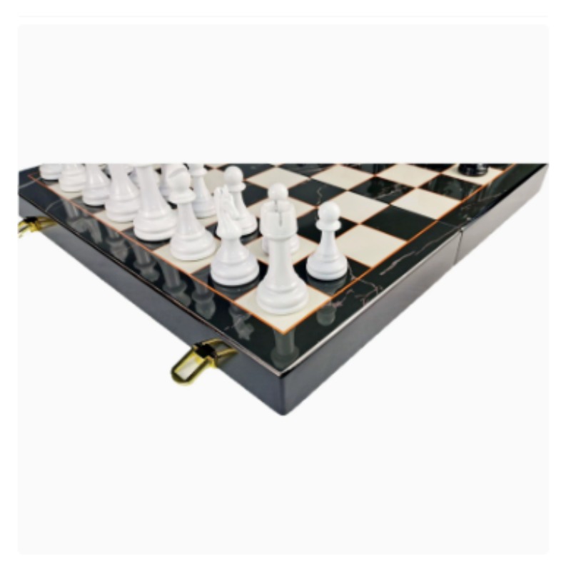 High-End Solid Wood Marble Pat - Board Game Box recension och pris