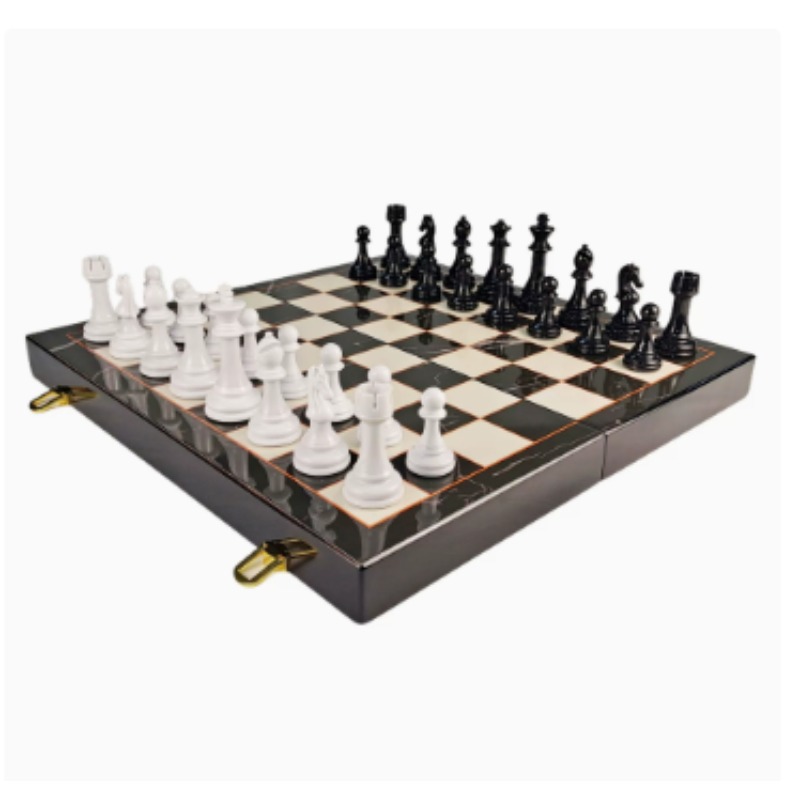 High-End Solid Wood Marble Pat - Board Game Box recension och pris