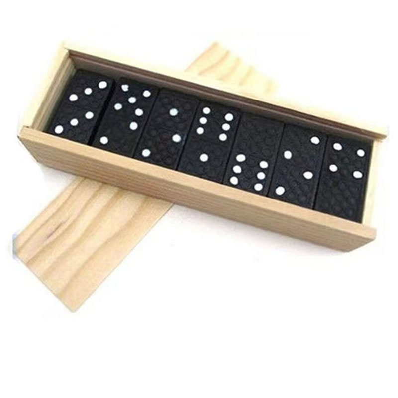 28pcs/Set Wooden Domino Board  - Board Game Master recension och pris