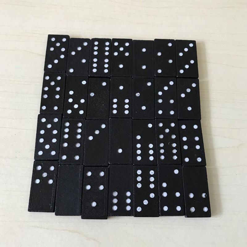 28pcs/Set Wooden Domino Board  - Board Game Master recension och pris