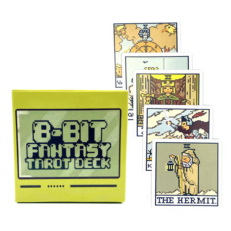 1Box 8 Bit Fantasy Tarot Deck  - Board Game Quantum recension och pris