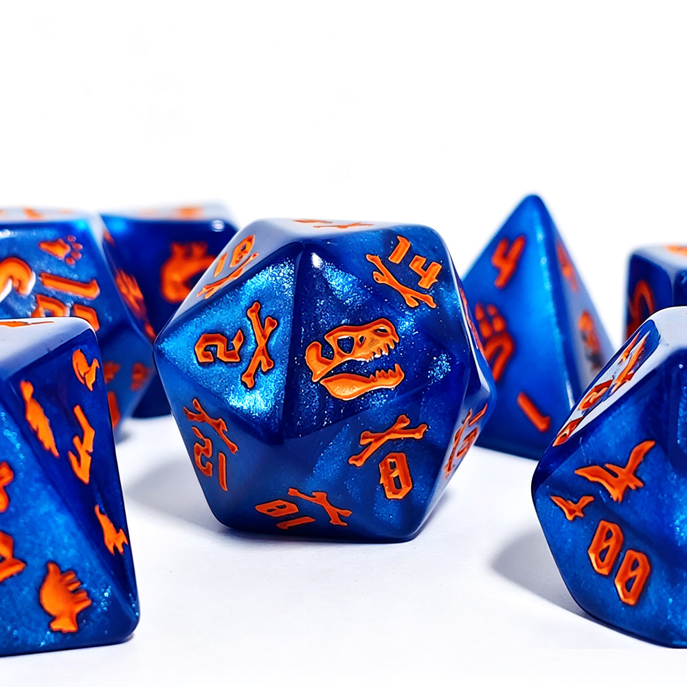 7Pcs Jurassic Ocean Blue Dinos - Board Game Master recension och pris