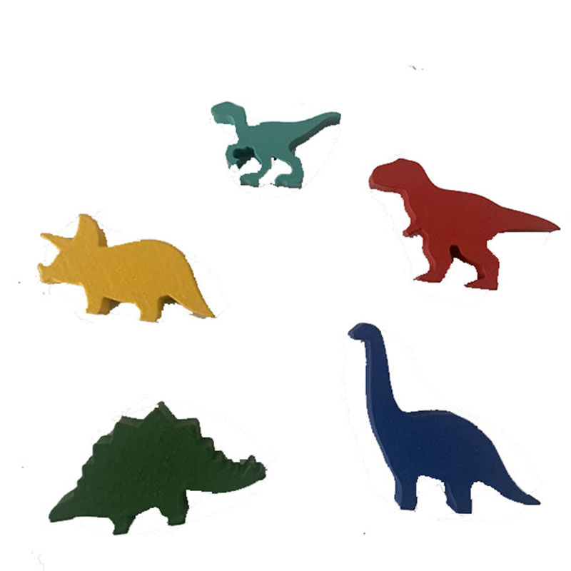5 Pcs/set Wooden Dinosaur Boar - Board Game Master recension och pris