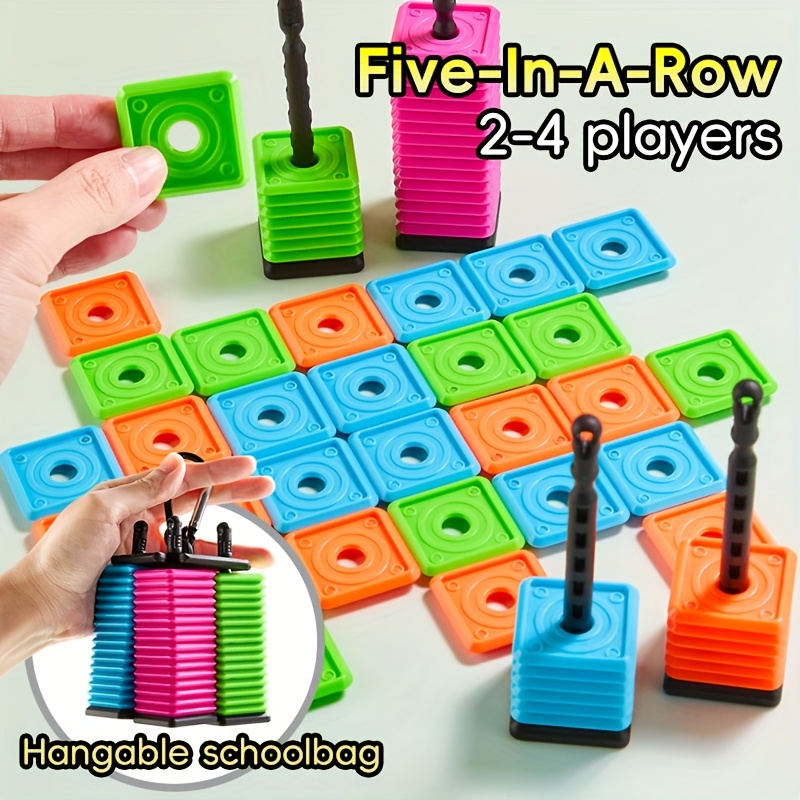 5 In A Row Strategy Board Game - Board Game For 5 Players recension och pris