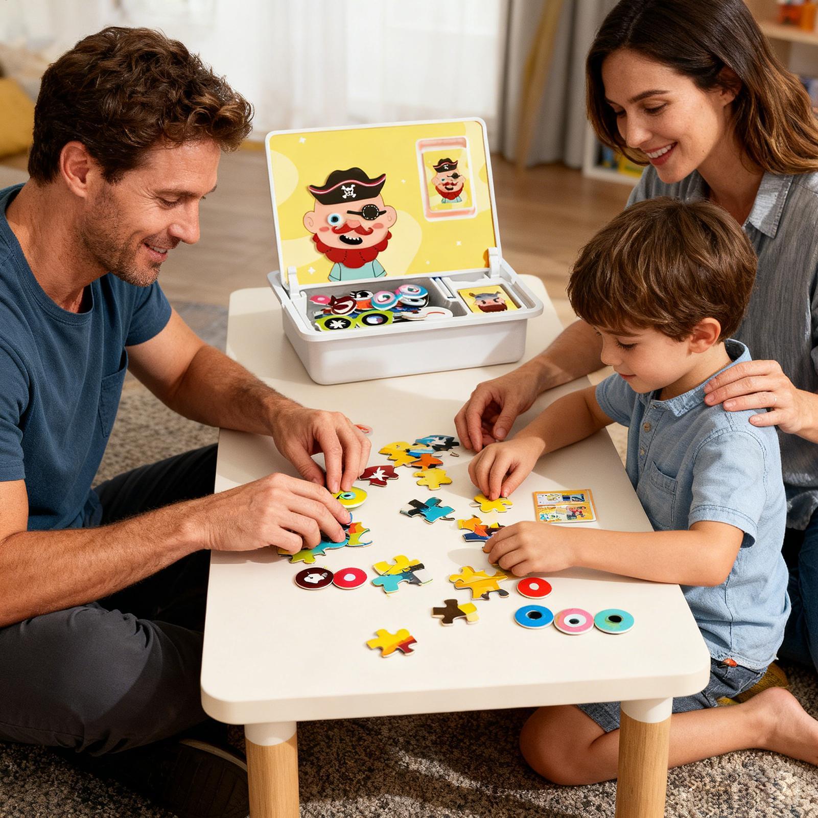 Magnetic Face Toy Portable Fac - Board Game Box recension och pris