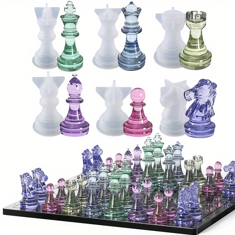 23pcs Chess Set with Silicone  - Board Game Diy recension och pris