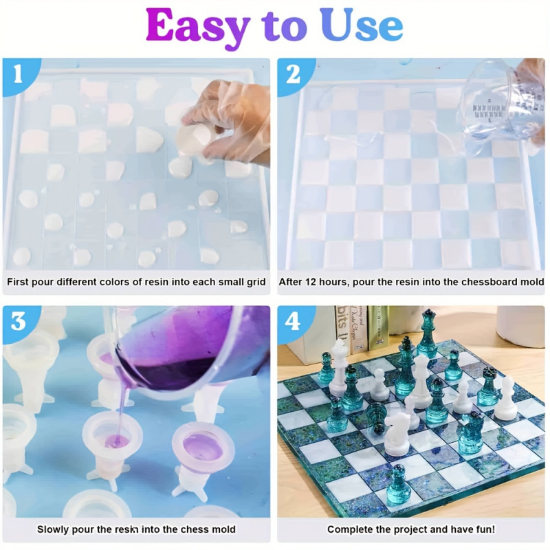 23pcs Chess Set with Silicone  - Board Game Diy recension och pris