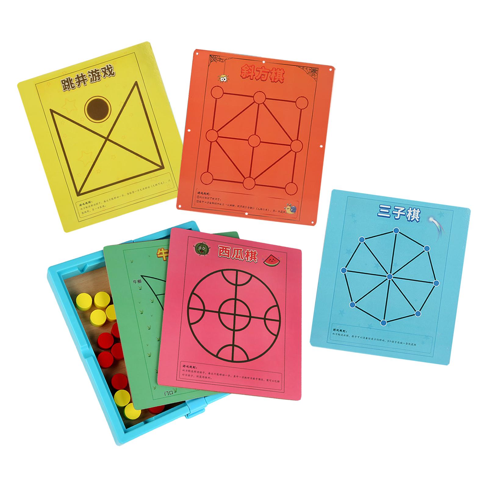 Portable 5 in 1 Board Game Tea - Board Game For 5 Players recension och pris