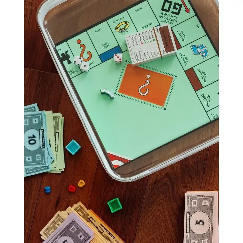 1pc Large Clear Hard Shell Sto - Board Game Box recension och pris
