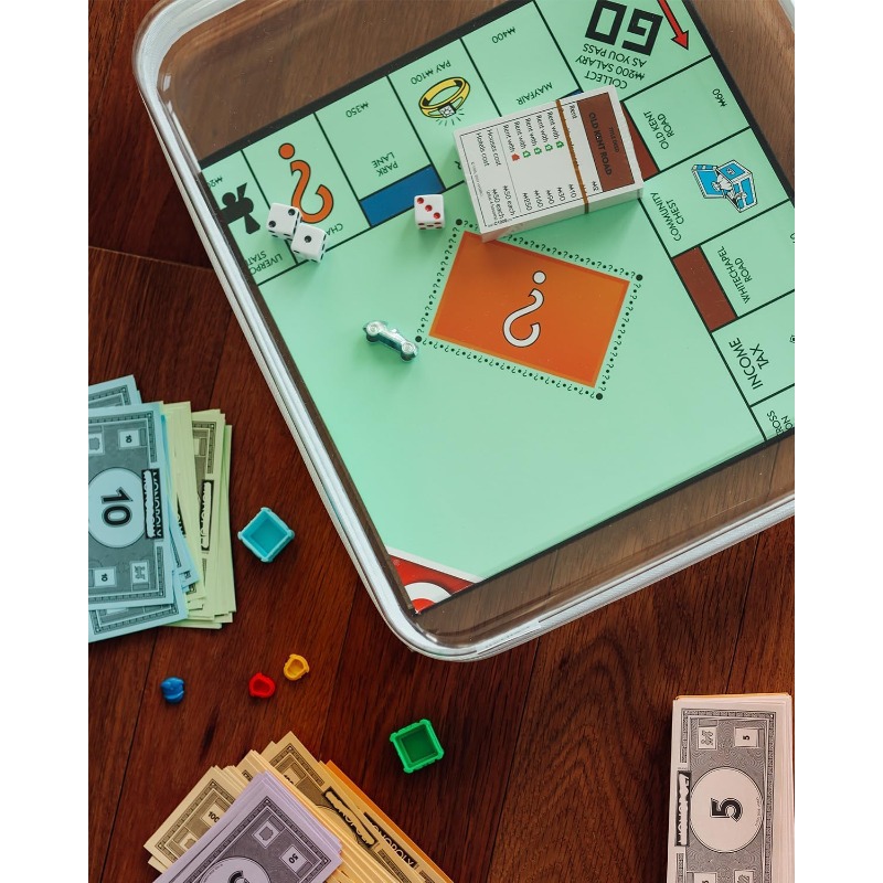 1pc Large Clear Hard Shell Sto - Board Game Box recension och pris