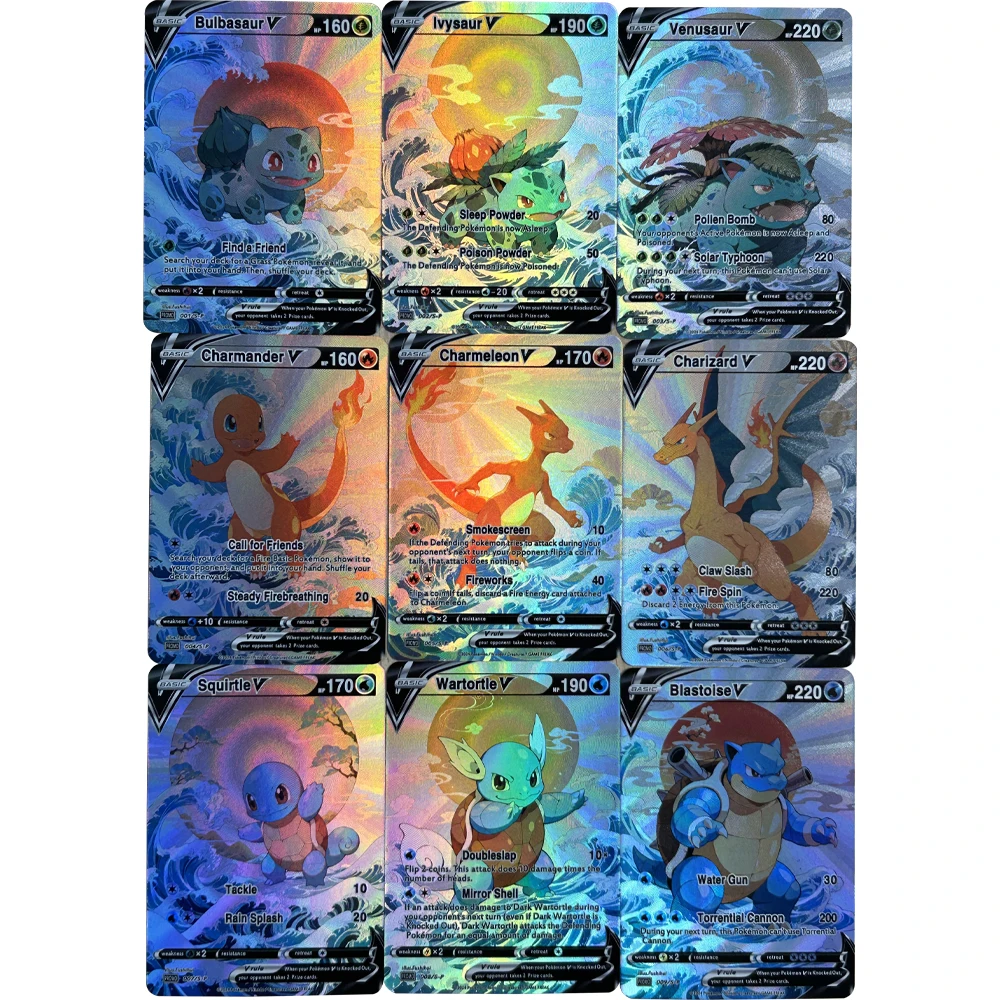 9Pcs/set DIY Anime PTCG Collec - Board Game Diy recension och pris