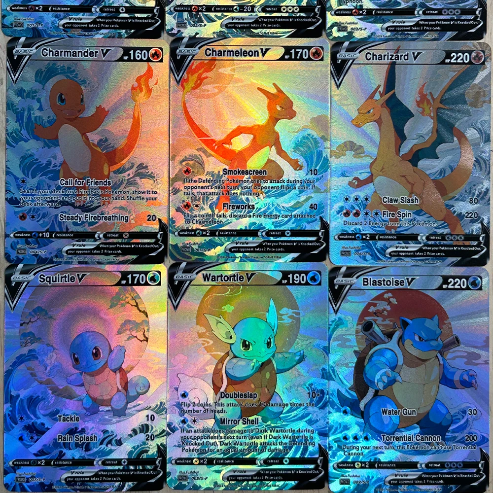 9Pcs/set DIY Anime PTCG Collec - Board Game Diy recension och pris