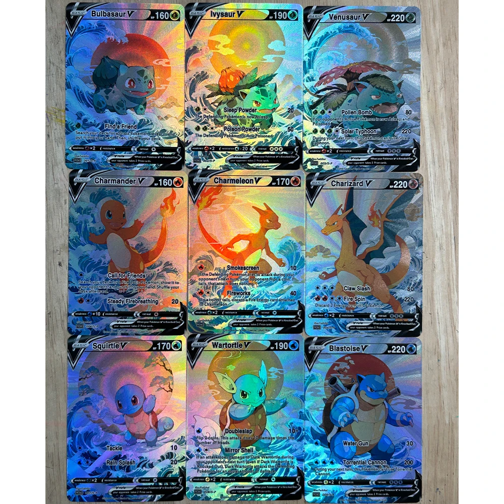 9Pcs/set DIY Anime PTCG Collec - Board Game Diy recension och pris