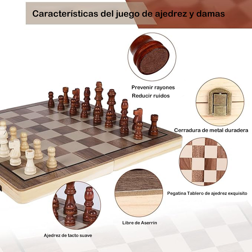 39cm Chess Set Wooden Chess Se - Board Game Master recension och pris