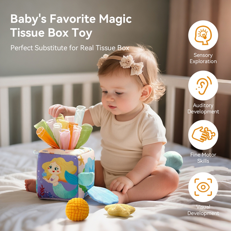 Baby Montessori Toy cotton Mag - Board Game Box recension och pris