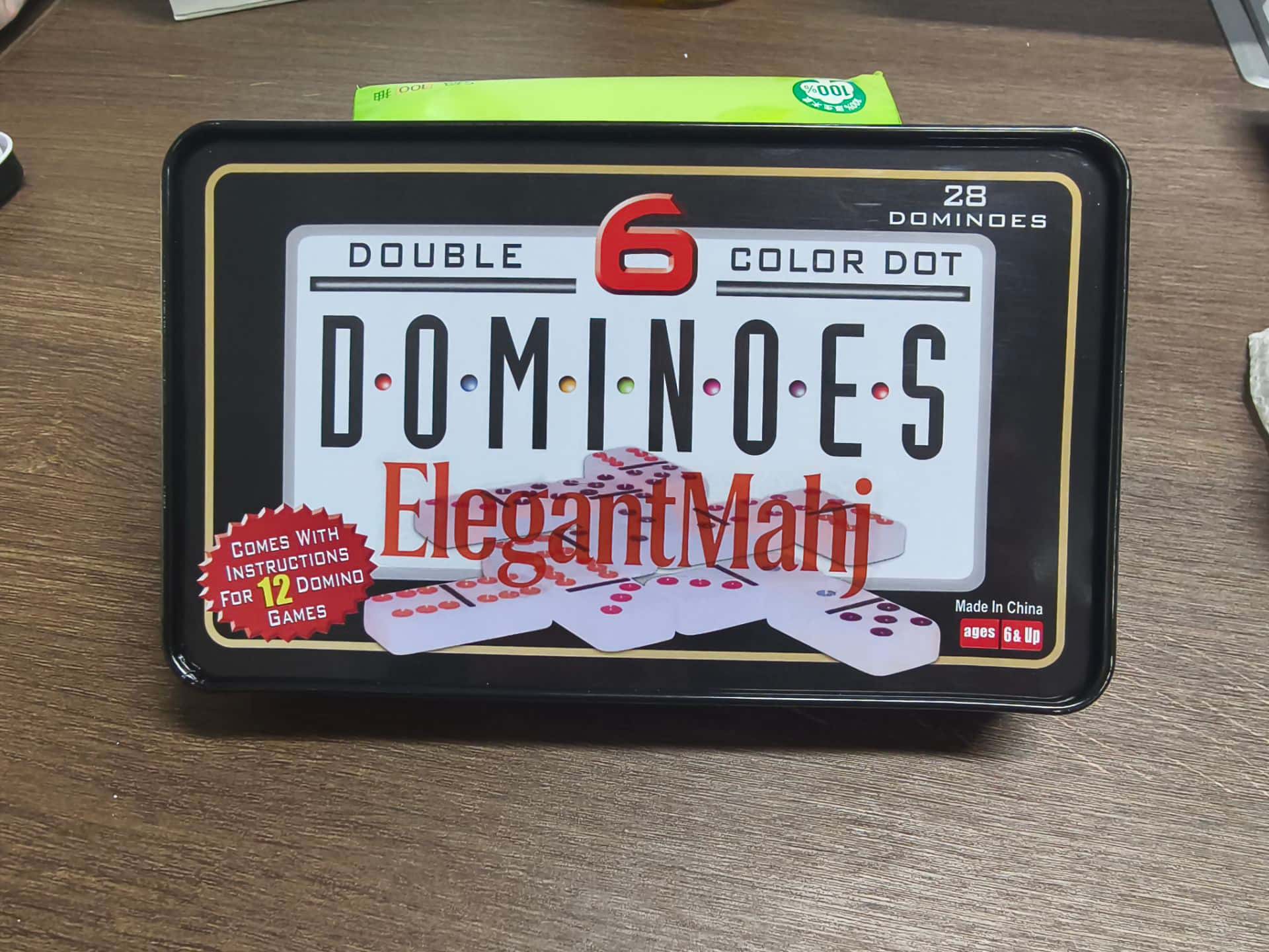 ElegantMahj Double Six Dominoe - Board Game Box recension och pris